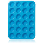 Lucentee Silicone Muffin Pan for Baking, 24 Cup