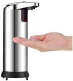 Hanamichi TechFaith Soap Dispensers (2 Pack), Touchless Automatic Soap Dispenser, Infrared Motion Sensor Stainless Steel Dish Liquid Hands-Free Auto Hand Soap Dispenser