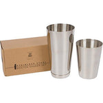 Boston Shaker: Professional Stainless Steel Cocktail Shaker Set, including 18oz Unweighted & 28oz Weighted Shaker Tins