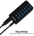 Sabrent 4-Port USB 3.0 Hub with Individual LED Power Switches (HB-UM43)