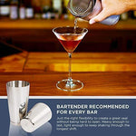 Boston Shaker: Professional Stainless Steel Cocktail Shaker Set, including 18oz Unweighted & 28oz Weighted Shaker Tins