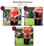 Paw Lifestyles PackUp Pouch Dog Treat Training Waist Belt, Storage Fanny Pack, and Poop Bag Dispenser