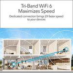 NETGEAR Orbi Tri-Band Whole Home Mesh WiFi System, with Wall Plugs for Placement Anywhere (RBK33) – Router Replacement Covers up to 5,000 sq. ft. 3-Pack Includes 1 Router & 2 Wall Plug Satellites