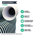 Think Crucial Replacement Vacuum Cleaner Hose Parts Compatible with All Pool VAC Hoses - 1/2" x 40' Heavy Duty Swimming Pool Vacuum Hose - Pair with Part 33440 and Manual Vacuum Heads - Bulk, 1 Pack