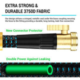 2018 Expandable Garden Hose 50Ft Extra Strong - Brass Connectors with Protectors 100% No-Rust & Leak, 9-Way Spray Nozzle - Best Water Hose for Pocket Use - 100% Flexible Expanding up to 50 ft by The Best Industries