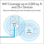 NETGEAR Orbi Tri-Band Whole Home Mesh WiFi System, with Wall Plugs for Placement Anywhere (RBK33) – Router Replacement Covers up to 5,000 sq. ft. 3-Pack Includes 1 Router & 2 Wall Plug Satellites