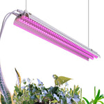 Monios-L 4FT LED Grow Light Full Spectrum 60W T5 High Output Integrated Fixture with Reflector Combo for Indoor Plants