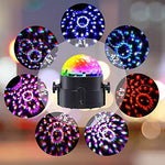 Luditek Partylights Discoball 360 °Rotatable Discolights Sound Activated Remote Control Dj Lighting [Newest 2020]7 Color Patternes+3 Lightning Mode+6 Colours for All Parties, Wedding, DJ and More