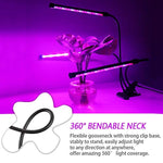 LED Plant Grow Light,Juzihao Growing Lamp Bulbs 27W 6 Dimmable Modes Grow Lamp,Timing Function 3/6/12H Timer 360 Degree Flexible Adjustable Gooseneck Growing Lights for Indoor Plants Greenhouse