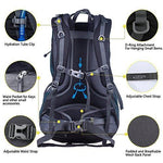 G4Free Hiking Backpack 50L Waterproof Daypack Outdoor Camping Climbing Backpack with Rain Cover for Women Men