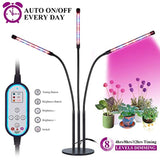 High Brightness 36w Grow Light,Auto ON & Off Every Day with Cycle Timer Desktop Plant Light,8 Dimmable Levels,4/8/12H Cycle Timing for Indoor Greenhouse Growing Lamps