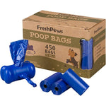 Dog Poop Bags - (30 Rolls/450 Waste Bags) "Earth Friendly" With Bag Dispenser - Unscented and Extra Strong