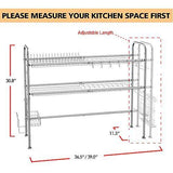 NEX Over the Sink Roll Up Dish Drying Rack