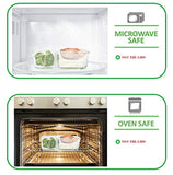 Sale 3 Pack Glass Meal Prep Containers 2 Compartment BPA Free Leakproof Glass Food Storage Containers Airtight Locking Lids Bento Lunch Box Containers Set in Large Insulated Thermal Cooler Lunch Bag