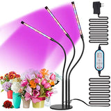 High Brightness 36w Grow Light,Auto ON & Off Every Day with Cycle Timer Desktop Plant Light,8 Dimmable Levels,4/8/12H Cycle Timing for Indoor Greenhouse Growing Lamps