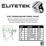 EliteTek Soft Padded Headgear - 7v7 Soft Shell - Rugby - Flag Football Helmet - Soccer Goalie & Epilepsy Head Fall Protection - Youth & Adult Sizing