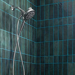 VOLUEX IN208C2 Aromatherapy Combination Handshower and Rainshower with INLY Shower Capsules, Chrome