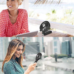 OPOLAR 10400mAh Battery Operated Fan, Portable Handheld Fan with 10-40 Hours Working Time,3 Setting, Strong Wind,Foldable Design, for Travel, Hurricanes, Camping and Outdoor Activities