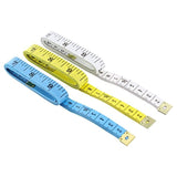 Junipers Soft Vinyl 60 Tape Measure, Assorted Colors, Pack of 3