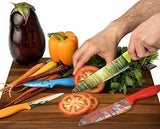 Cosmos Kitchen Knife Set in Gift Box - Unique Gifts For Men and For Women - 6-Piece Colorful Cooking Chef Knives Set
