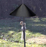 Squirrel Guard Baffle Protects Hanging Bird Feeders & Poles - Raccoon & Squirrel Proof Your Bird Feeders & Bird Houses - 17 inch