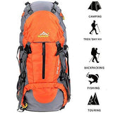 Esup Hiking Backpack, 50L Mountaineering Backpack with 45L+5L Rain Cover