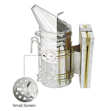 Aspectek Bee Hive Smoker, Beekeeping Equipment, Heavy Duty Stainless Steel Large Size , Superior Airflow Bellow and Excellent Smoke Output for Beekeeping