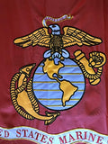 US Marine Corps Flag 3x5 for Outdoor Made in USA - All Weather USMC Flag with Magnificent Double-Sided Embroidery - UV Protected - Brass Grommets - Comes with Bonus Car Sticker