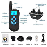 LINNSE Shock Collar for Dogs, Dog Training Collar with 1650ft Remote Control 100% Waterproof and Rechargeable Dog Shock Collar with Remote Dogs