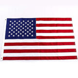 JSDOIN [EverStrong Series American US Flag 4x6 Foot Heavy Duty Nylon - Embroidered Stars and Sewn Stripes - 4 Rows of Lock Stitching - USA Banner Flags with Brass Grommets 4 X 6 Ft