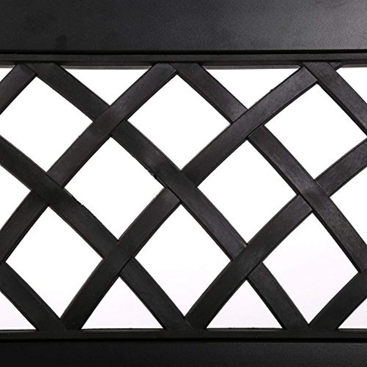 Patio Park Garden Bench Porch Path Chair Outdoor Deck Steel Frame New ...