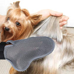 Parateck Dog Grooming Glove Shedding Brush Mitt Deshedding for Labrador Shepherd Bulldog Golden Retriever Beagles Yorkshire Terrier