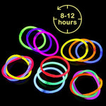 BOBOO Glow Sticks 200 Pcs 8" Glow Bracelets-Glow in The Dark Perfect for Party, Concerts,Halloween, Glow Party (200pcs)