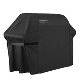 Homitt Gas Grill Cover, 58-inch 3-4 Burner 600D Heavy Duty Waterproof BBQ Cover with Handles and Straps for Most Brands of Grill -Black