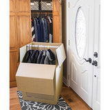 Bankers Box SmoothMove Wardrobe Moving Boxes, Tall, 24 x 24 x 40 Inches, 1 Pack (7711002)