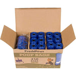 Dog Poop Bags - (30 Rolls/450 Waste Bags) "Earth Friendly" With Bag Dispenser - Unscented and Extra Strong