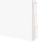 Blue Summit Supplies 3 Ring Binder Dividers with Reinforced Edge, 1/5 Cut Tabs, Letter Size, 3 Hole Punch Section Index Dividers for Binders, White, 100 Page Divider Pack