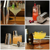 Boston Shaker: Professional Stainless Steel Cocktail Shaker Set, including 18oz Unweighted & 28oz Weighted Shaker Tins