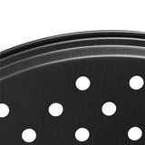 Pizza Pans, 2 Pack Segarty Carbon Steel Perforated Baking Pan with Nonstick Coating, 12 Inch Round Pizza Crisper Tray Tools Bakeware Set Cooking Accessories for Home Restaurant Kitchen