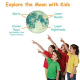 Moon Glow in the Dark Wall or Ceiling Stickers – Mafox Planet Decal Solar System Decor for Kids Room