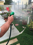 ikris Garden Hose Nozzle 9-Pattern Metal Sprayer with Rubberized ComfortGrip