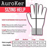 [Cut Resistant Gloves] AuroKer® Kitchen Gloves with Food Grade Level 5 Hand Protection|Light-weight Work Gloves Safety Gloves (XL)