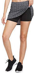 Cityoung Women's Casual Pleated Tennis Golf Skirt with Underneath Shorts Running Skorts