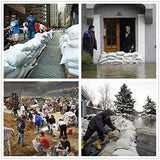 SHOUTINN Empty Sand Bags - with Solid Ties, UV Protection Sandbags,14 " x 26 ", Qty of 100