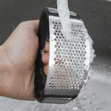 Garlic rocking Press Garlic Press Rocker, Stainless Steel Garlic Crusher Chopper Mincer Press Kitchen Gadget Tool with ABS Handle by Veracity & Verve