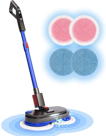 Electric Mop, Cordless Electric Spinner and Waxer, Powerful Floor Cleaner with Dual Spin, Tile and Laminate Floor, Super Quiet by iDOO