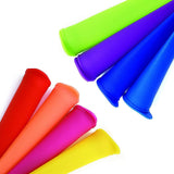 GOLBCNG Silicone Popsicle Molds, Colorful Ice Pop Mold with Lids for Ice Cream Make DIY Summer Frozen Ice Cream Mold Kitchen Tools, Pack of 8