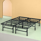 Zinus Gene 14 Inch SmartBase Deluxe / Mattress Foundation / Platform Bed Frame / Box Spring Replacement, King