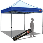 ABCCANOPY Pop up Canopy Tent Commercial Instant Shelter with Wheeled Carry Bag, 10x10 FT Navy Blue