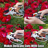 The Gardener's Friend Pruners, Ratchet Pruning Shears, Garden Tool, For Weak Hands, Gardening Gift For Any Occasion, Anvil Style